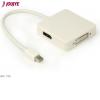 \AVC 190-0.2m Mini DP / DVI+HDMI+DP 3in1 adapter white\